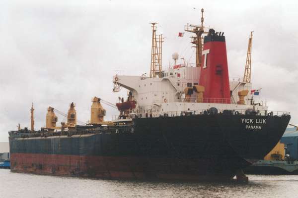  Yick Luk pictured departing Liverpool on 4th August 2000