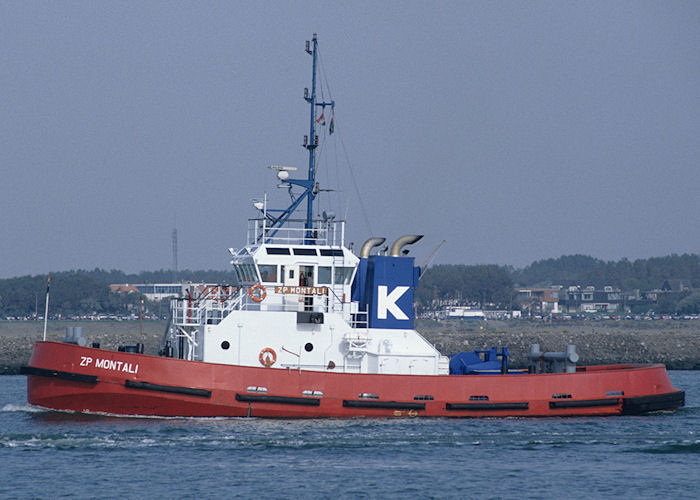  ZP Montali pictured on the Nieuwe Waterweg on 27th September 1992
